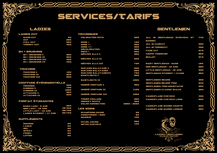 Ladies salon de coiffure & Gentlemen Barbershop